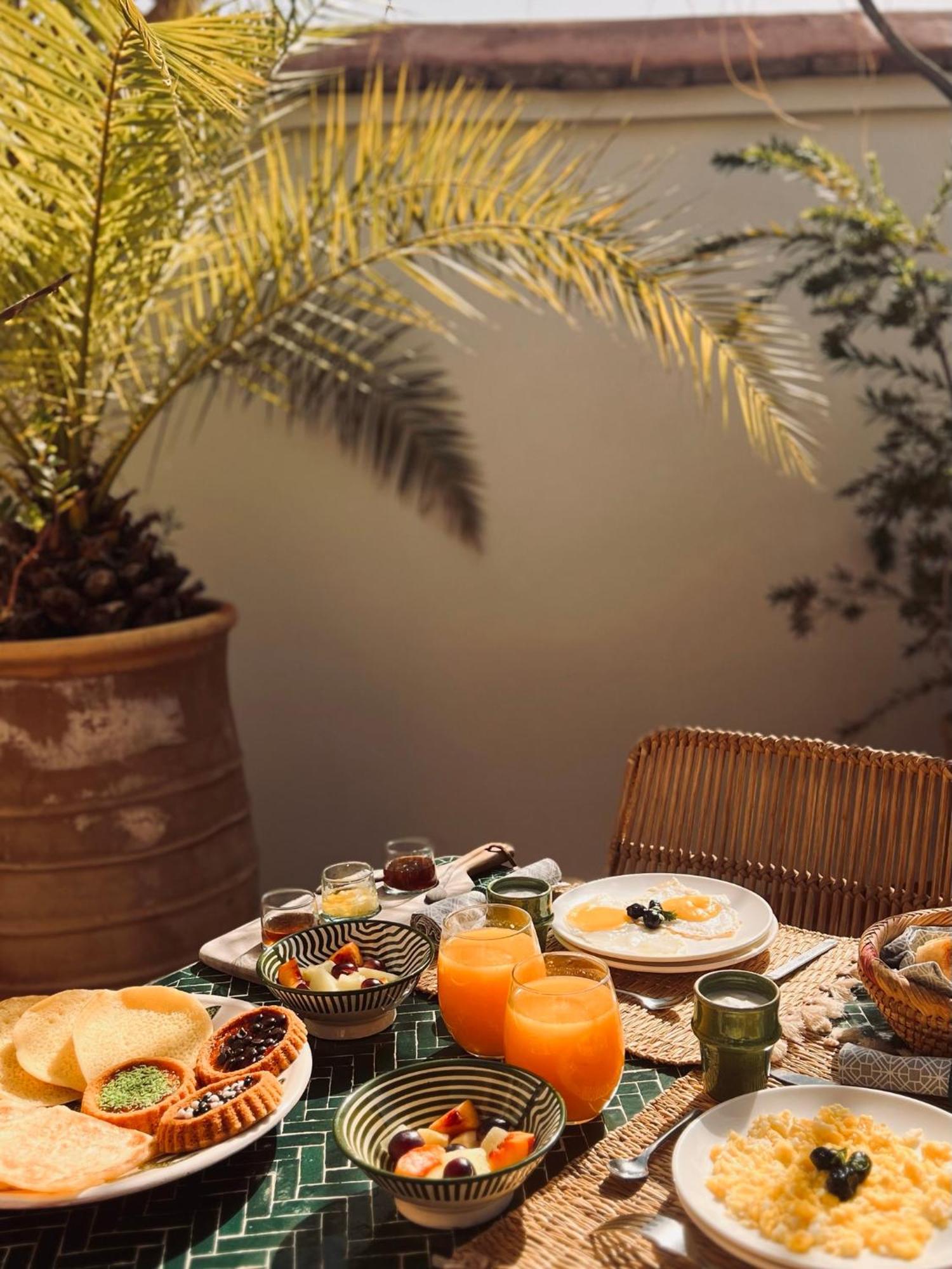 Riad Prive Sadaka Bassin Rooftop Marraquexe Exterior foto