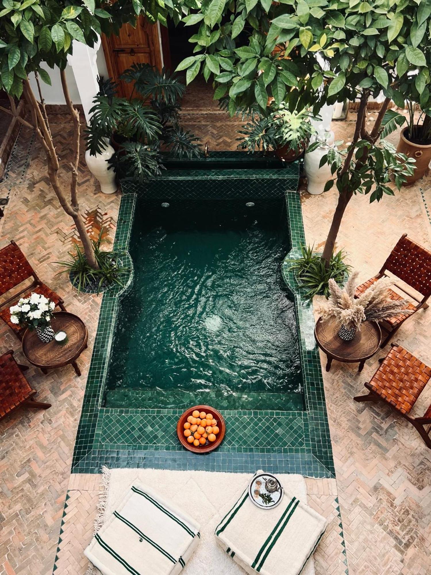 Riad Prive Sadaka Bassin Rooftop Marraquexe Exterior foto